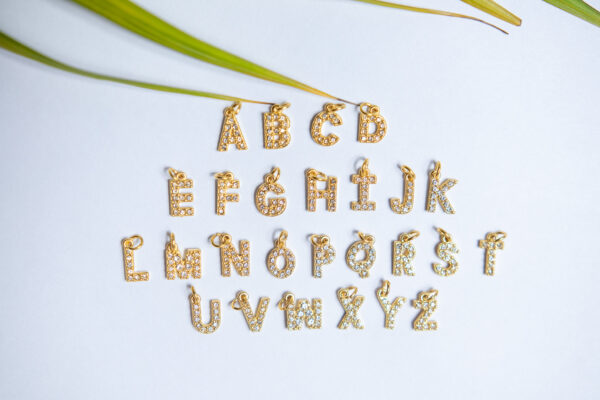 Collier lettres charms – Image 5